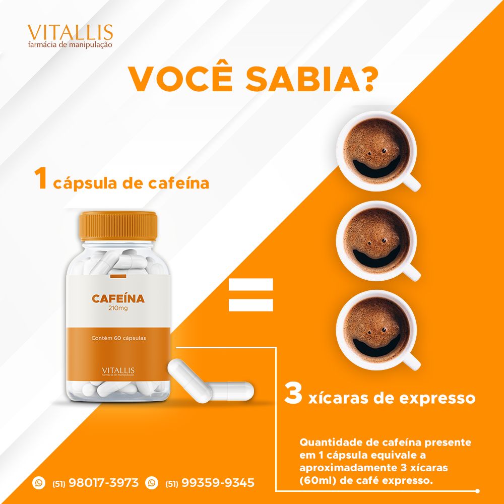 Cafeina 210 mg c/60 Cap