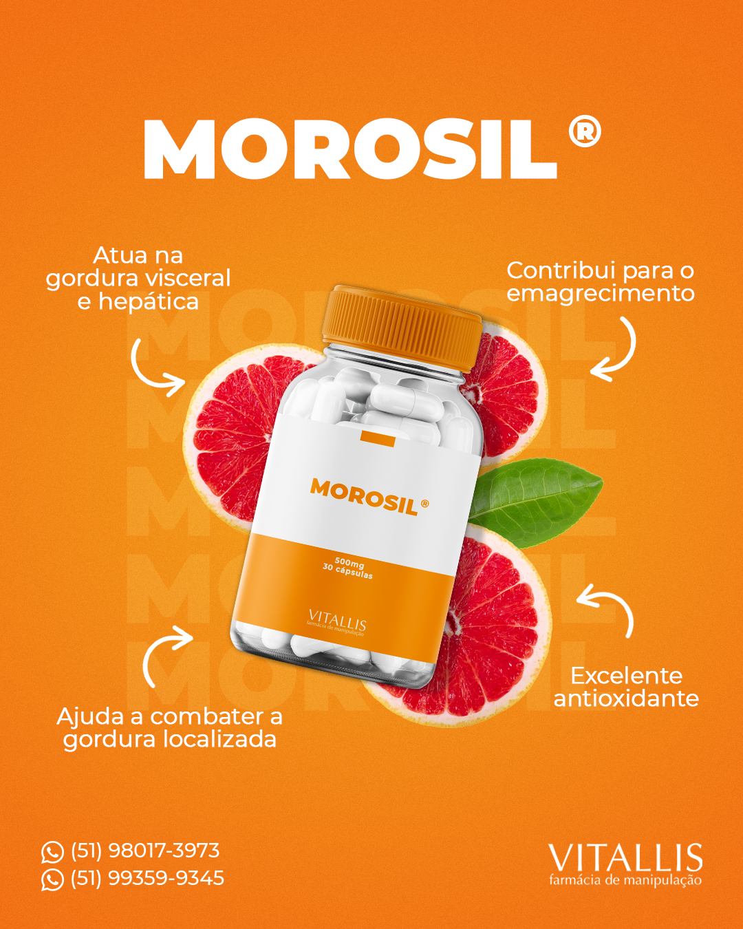Morosil 500 mg C/30 Cápsulas