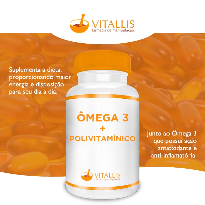 Omega 3 Multivitaminico C/60 Cápsulas